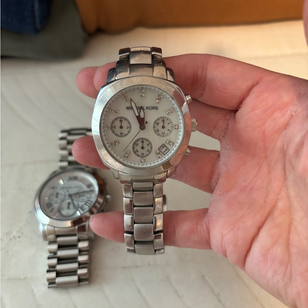 Michael Kors Silver Stainless Steel Watch